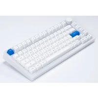 Клавиатура Akko PC75B Plus White & Blue (Akko CS Jelly Pink) фото 2